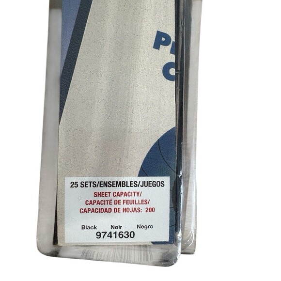 GBC VeloBind Binding Strips 200 Sheet Capacity Black 25 Sets 9741630 - Picture 4 of 7